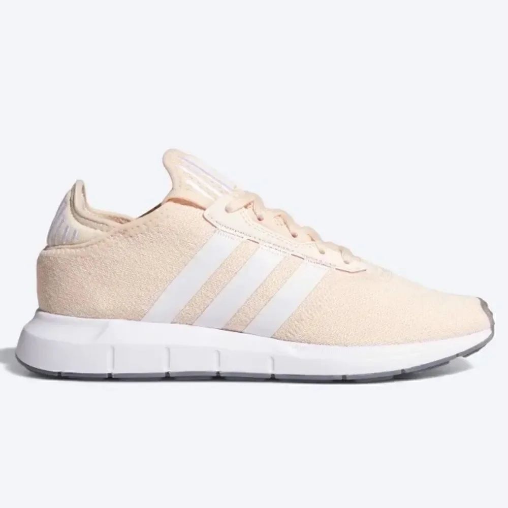 ADIDAS SWIFT RUN X SHOES PALE PINK TINT + CLOUD WHITE SNEAKERS TENNIS WOMEN’S 7